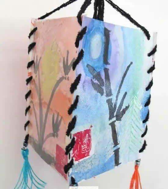 手工花灯制作方法,怎么做花灯简单手工视频图26