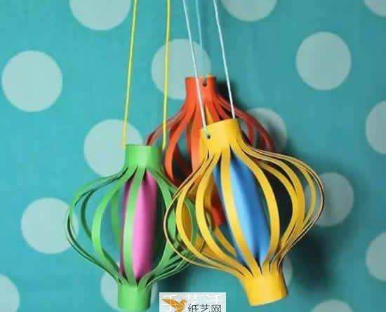 手工花灯制作方法,怎么做花灯简单手工视频图28