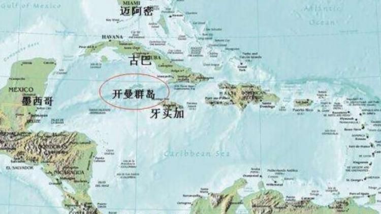 加勒比海在哪里哪个洲大概的经纬度