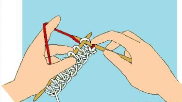 新手一步一步学织围巾全过程