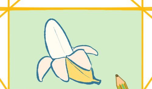 熬香蕉酱的简笔画