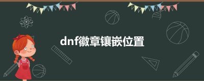 ​dnf徽章镶嵌位置