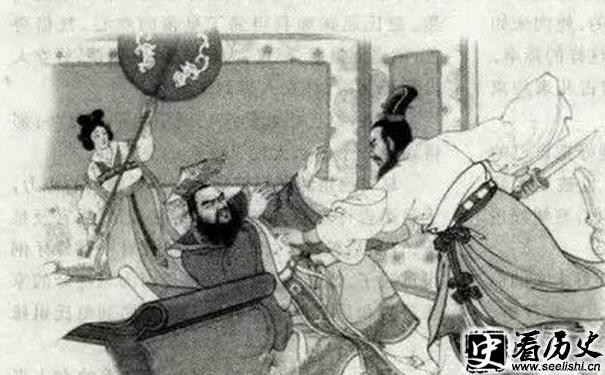 荆轲刺秦王画像