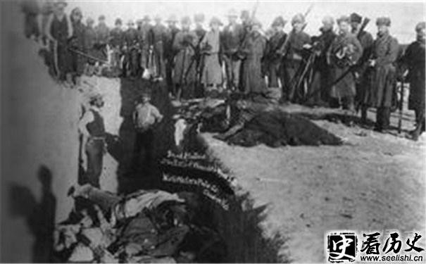 伤膝河大屠杀图片