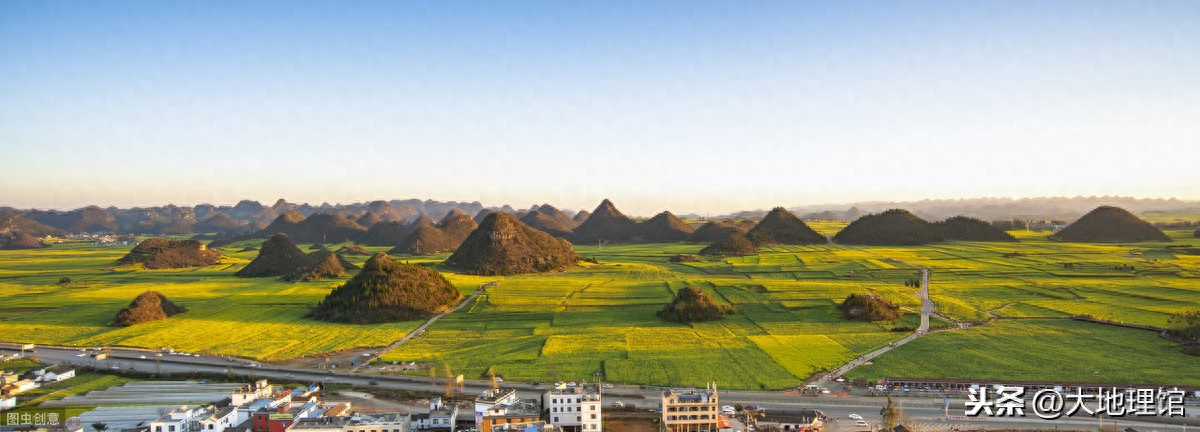 地图看中国四大高原：内蒙古高原、黄土高原、云贵高原、青藏高原