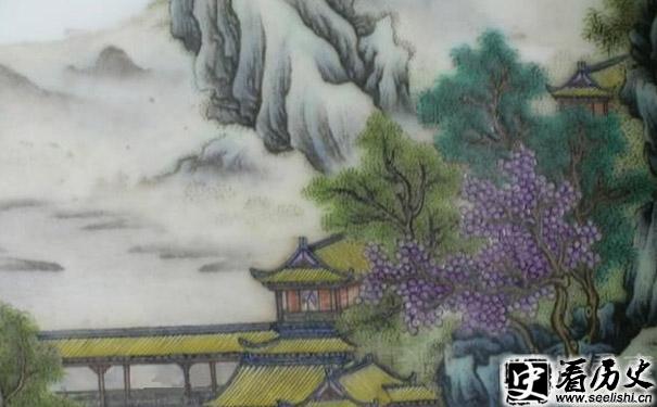 浣溪沙古诗配画