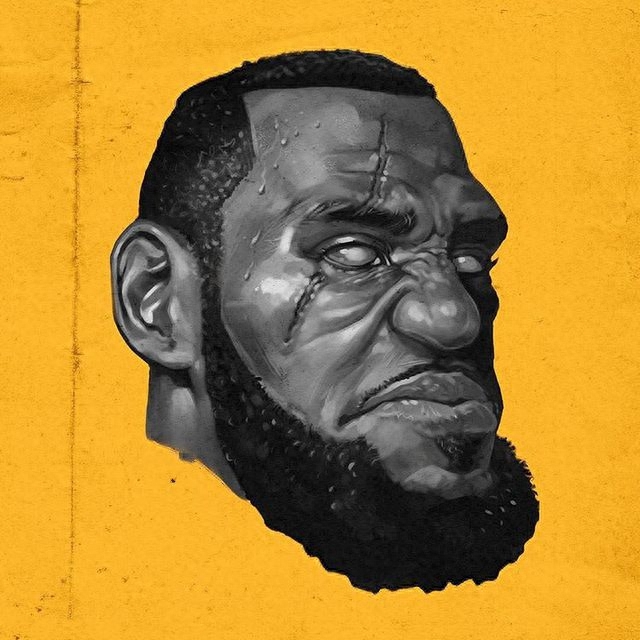 组图:国外网友制作的一组NBA球星炫酷漫画头像,你喜欢吗?