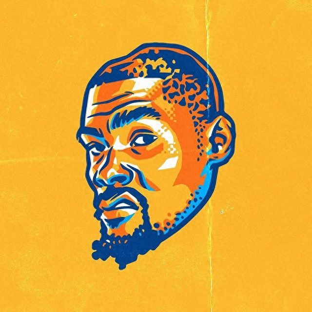 组图:国外网友制作的一组NBA球星炫酷漫画头像,你喜欢吗?