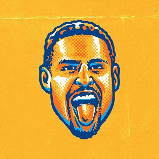 组图:国外网友制作的一组NBA球星炫酷漫画头像,你喜欢吗?