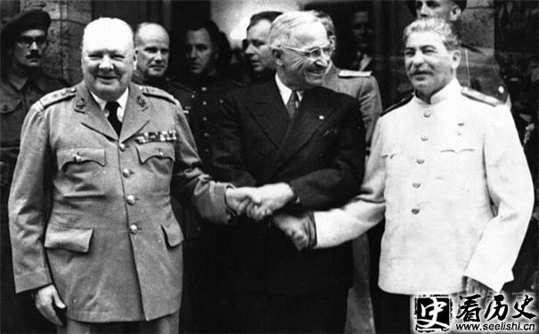 波茨坦会议旧照