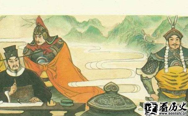 澶渊之盟签订画面