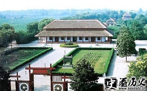 盘庚新都城殷的复原图