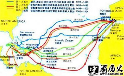 ​哥伦布航线是怎么样的