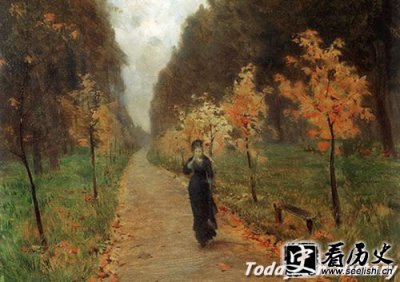 ​巡回展览画派的成员之一列维坦的艺术特色 列维坦结过婚吗