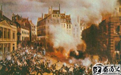 ​攻占巴士底狱的影响：将法国的封建王朝推翻