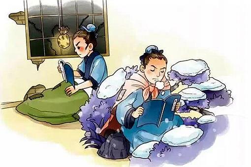 囊萤映雪和卧雪眠霜哪个成语是形容学习勤奋刻苦的