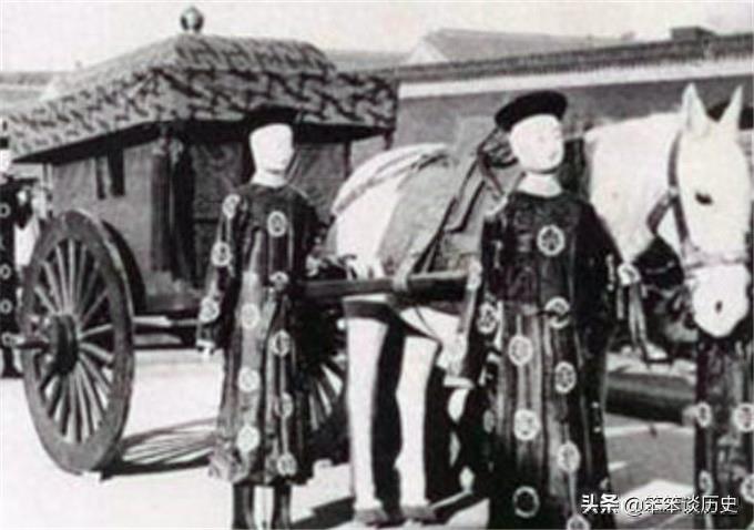 真实镜头：慈禧下葬，向阴兵借道，最后一张毛骨悚然