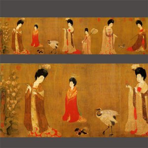 ​赏析《簪花仕女图》，从游园仕女看晚唐的社会风貌