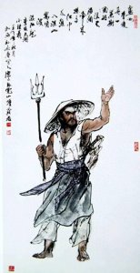 ​孙敬会画李俊，找到了他和其他梁山水军头领的最大不同