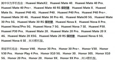 ​这三部麒麟980手机无缘鸿蒙OS升级，其中有你的吗？