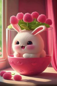 ​小兔子(分享图片一可爱超萌小兔子)