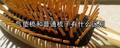 ​气垫梳和普通梳子的区别 气垫梳梳头发的好处